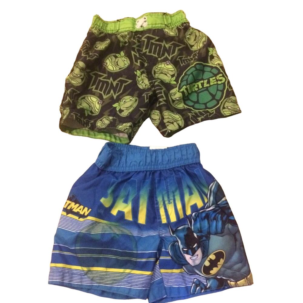 Teenage Mutant Ninja Turtles & Batman Boy's 12/18M Swimsuits